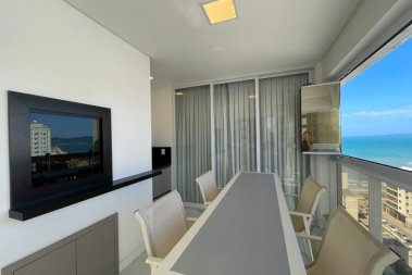 Quadra mar aluguel Temporada Meia Praia (3 su�tes)
